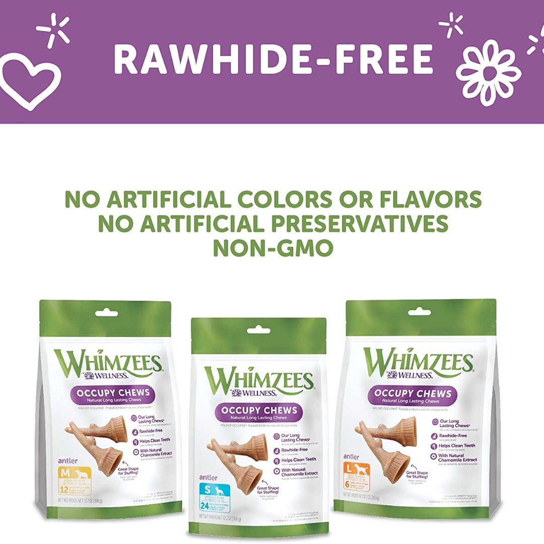 WHIMZEES Occupy Antler Natural Dental Chews for Dogs_thumbnail_5