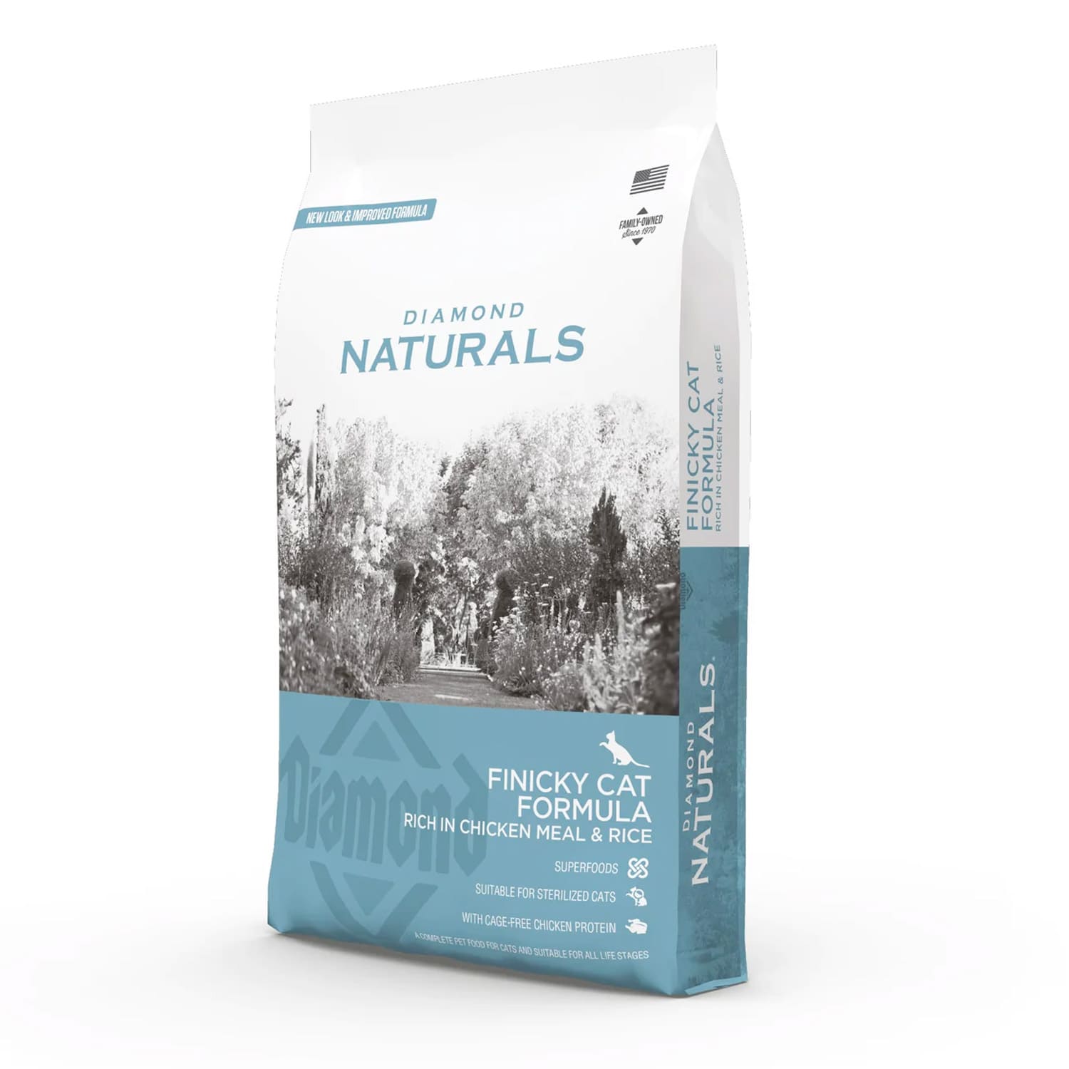 Diamond Naturals Finicky Cat Formula - Rich in Chicken Meal & Rice 1kg_thumbnail_1
