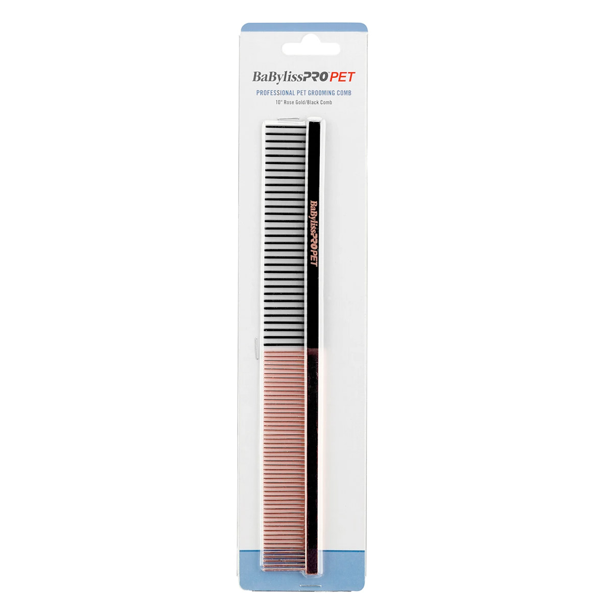 BaByliss PRO PET Rose Gold/Black Dog Comb - Medium_thumbnail_0