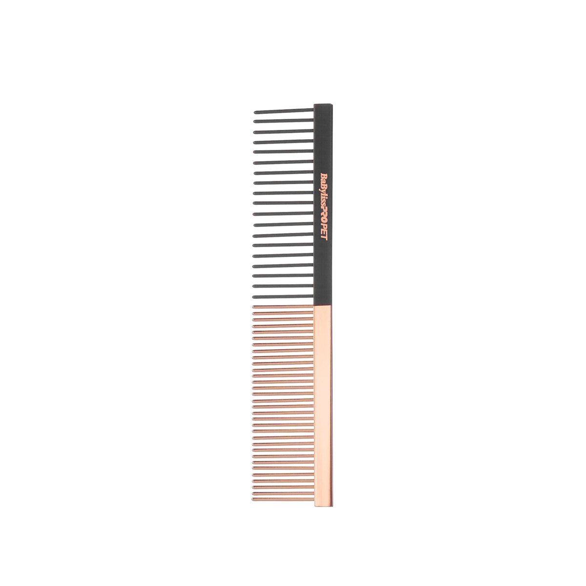 BaByliss PRO PET Rose Gold/Black Dog Comb - Small_thumbnail_0
