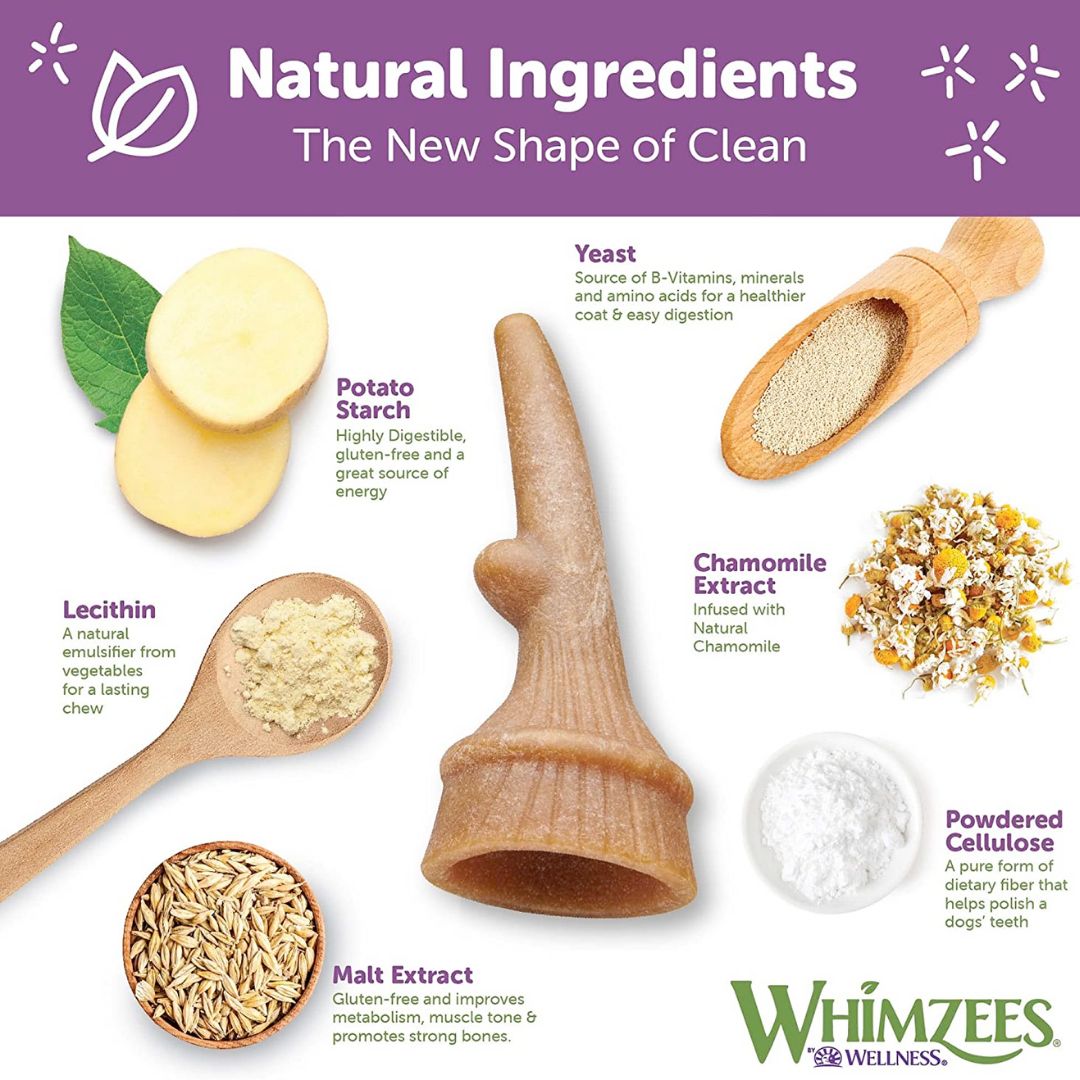 WHIMZEES Occupy Antler Natural Dental Chews for Dogs_thumbnail_2