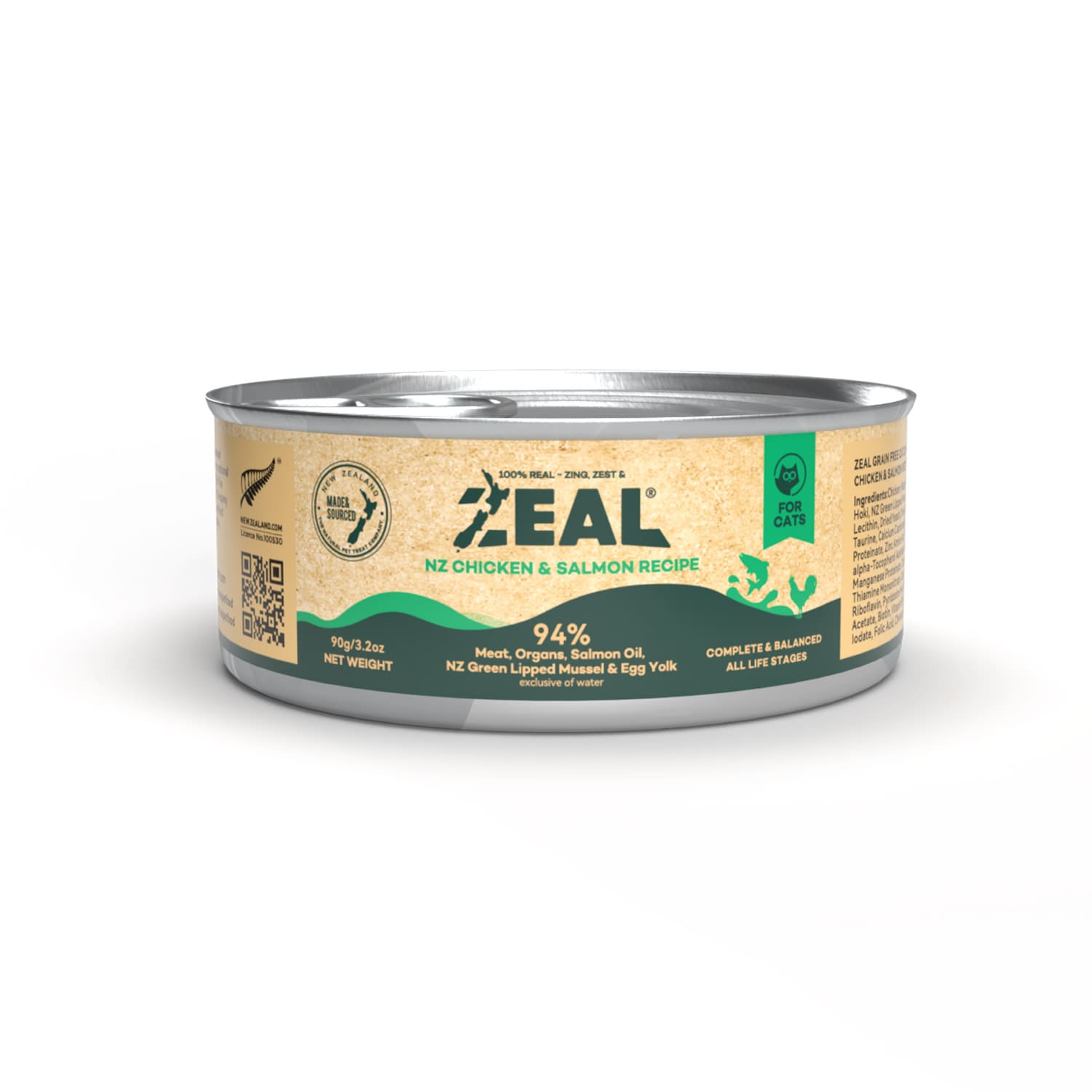 Zeal Grain Free Canned Cat Food 90g_thumbnail_0