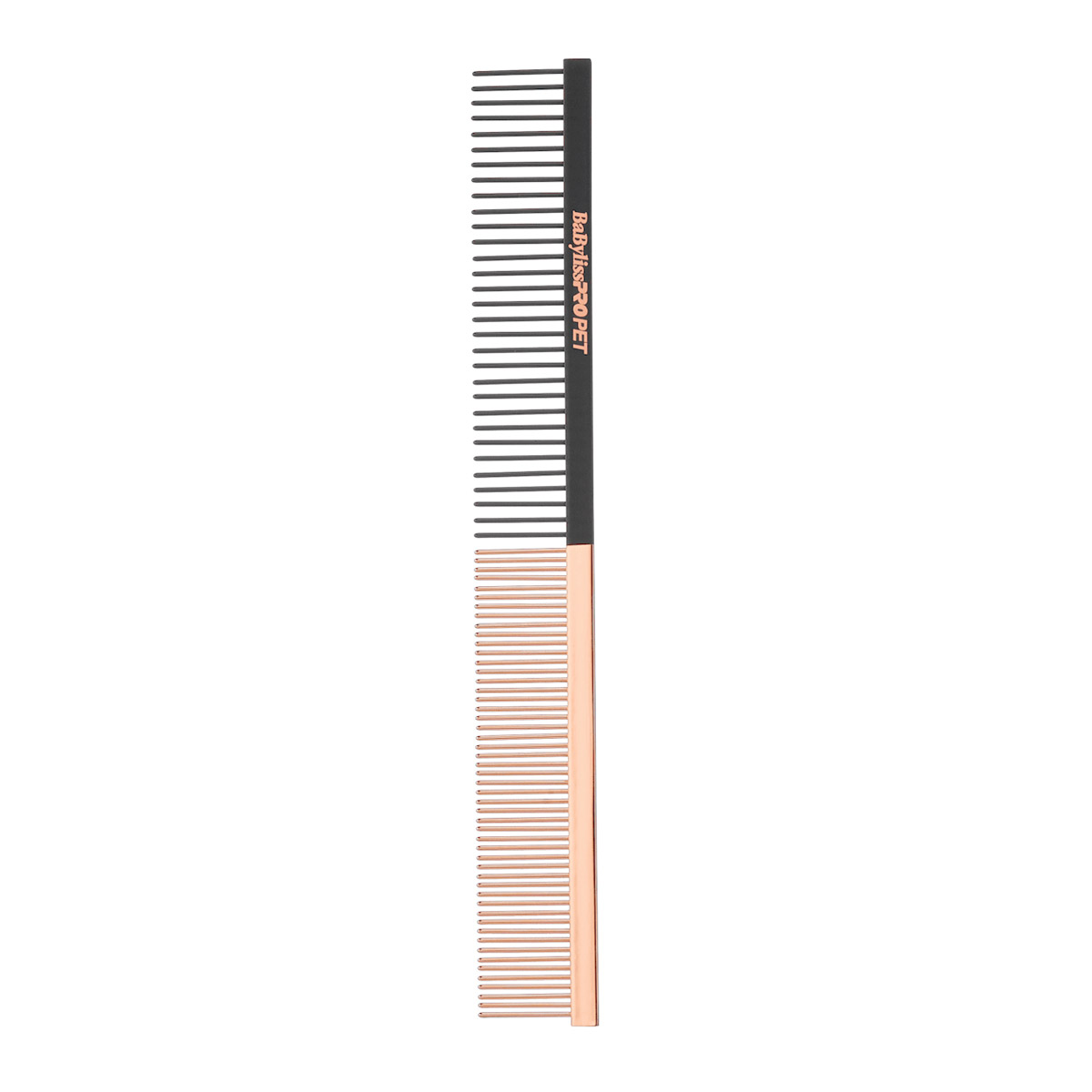 BaByliss PRO PET Rose Gold/Black Dog Comb - Medium_thumbnail_1