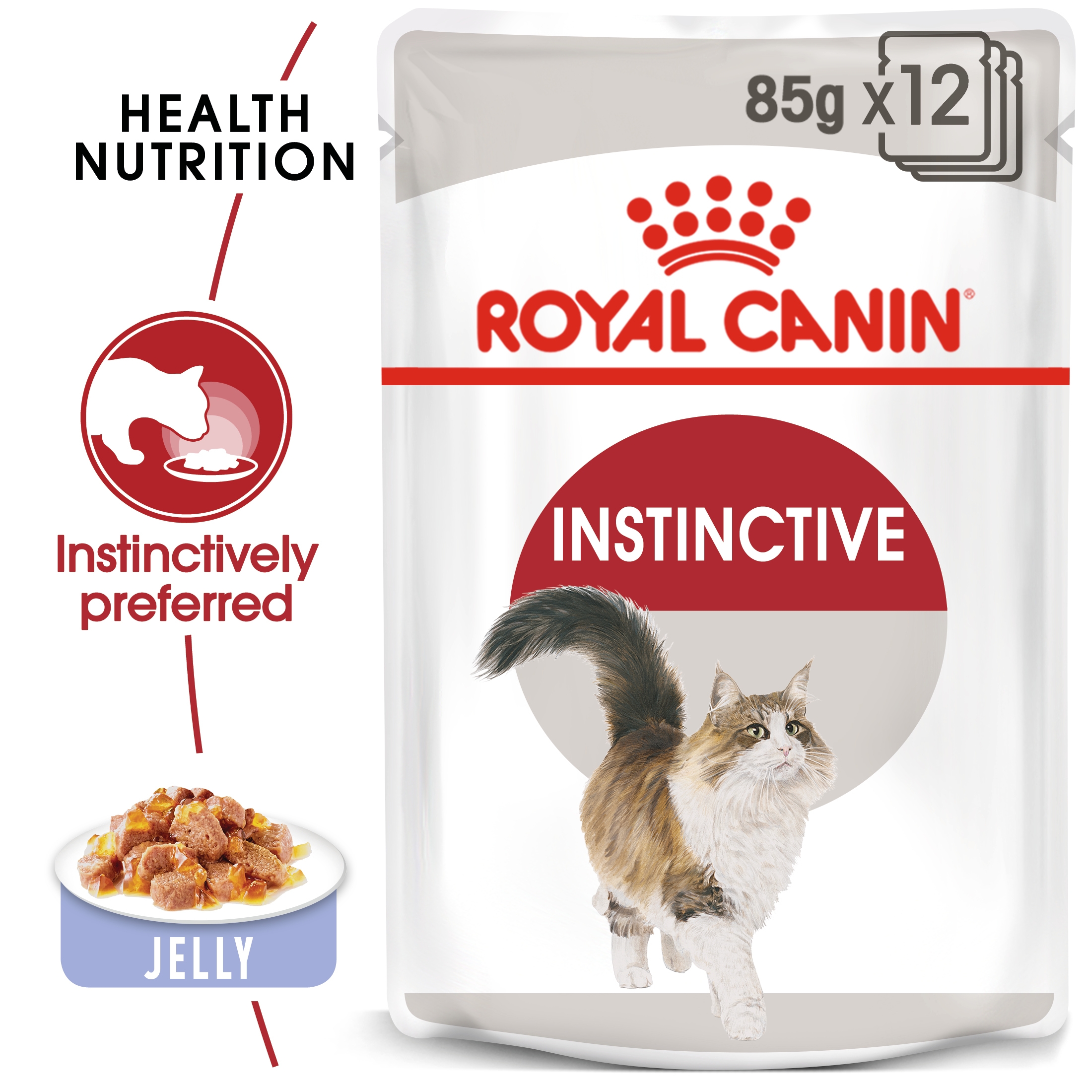 Feline Health Nutrition Instinctive Adult Cats Jelly (Wet Food - Pouches) 12 x 85 g_thumbnail_0