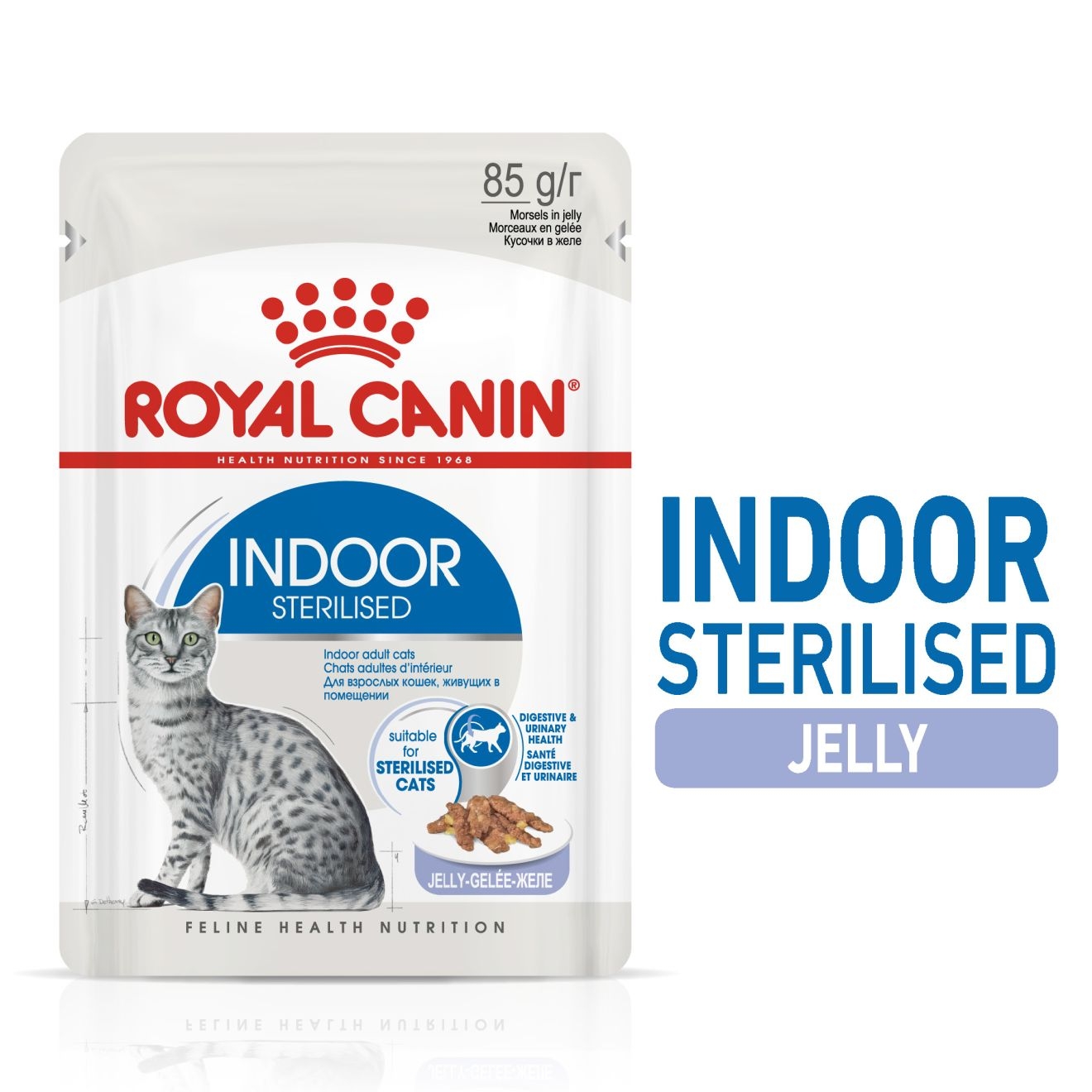 Feline Health Nutrition Indoor Jelly (Wet Food - Pouches) 12 x 85 g_thumbnail_0
