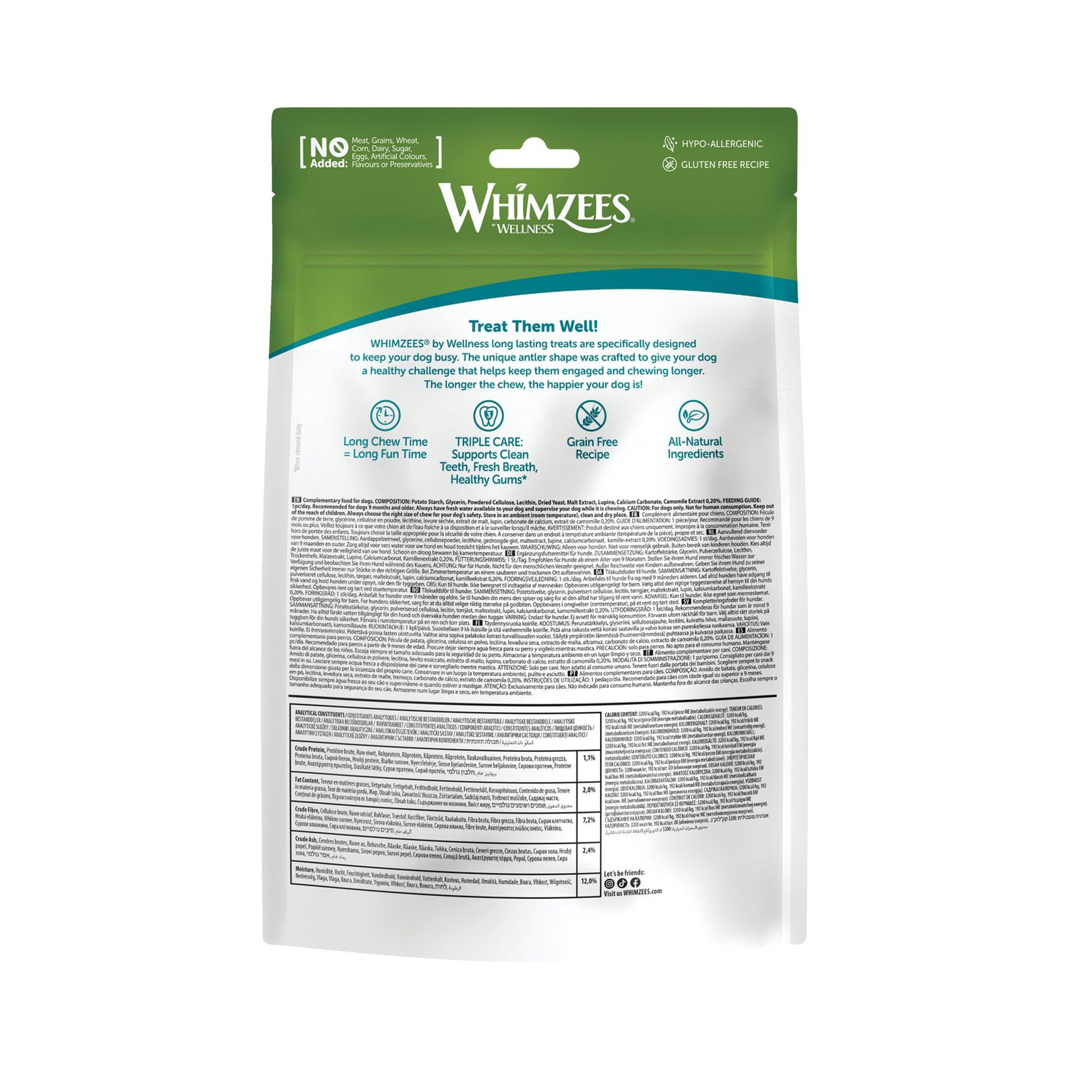 WHIMZEES Occupy Antler Natural Dental Chews for Dogs_thumbnail_1