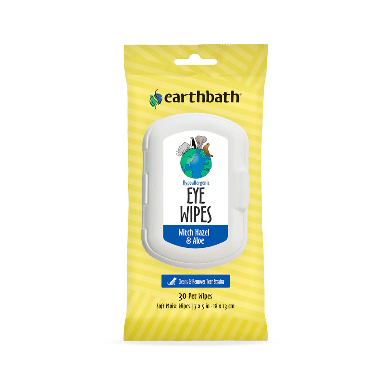 Earthbath Hypoallergenic Eye Wipes (Witch Hazel & Aloe) - 30 Wipes_thumbnail_0
