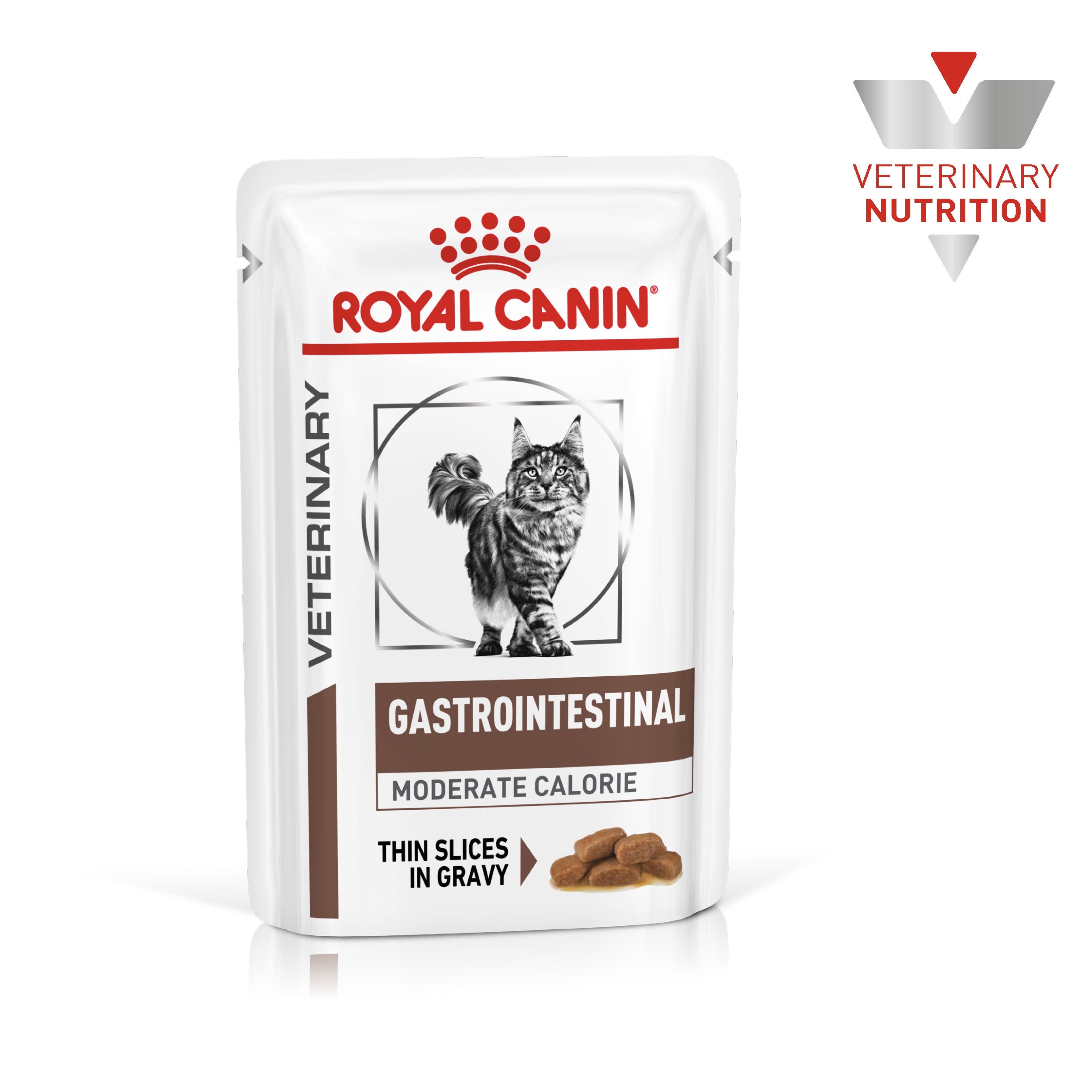 Vet Health Nutrition Feline GastroIntestinal Moderate Calorie (Wet Food - Pouches) 12 x 85 g_thumbnail_0