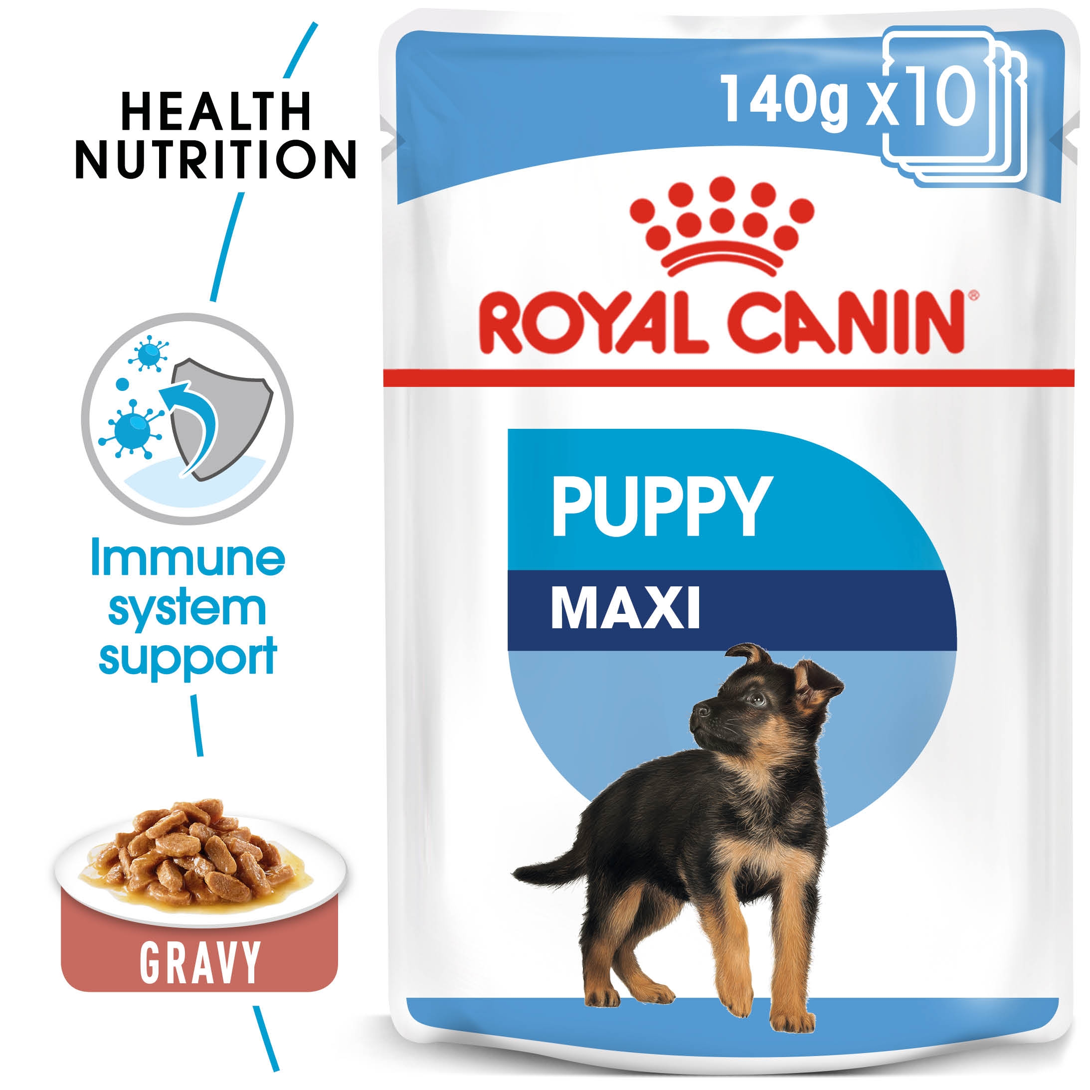 Size Health Nutrition Maxi Puppy (Wet Food - Pouches) 10 x 140 g_thumbnail_0