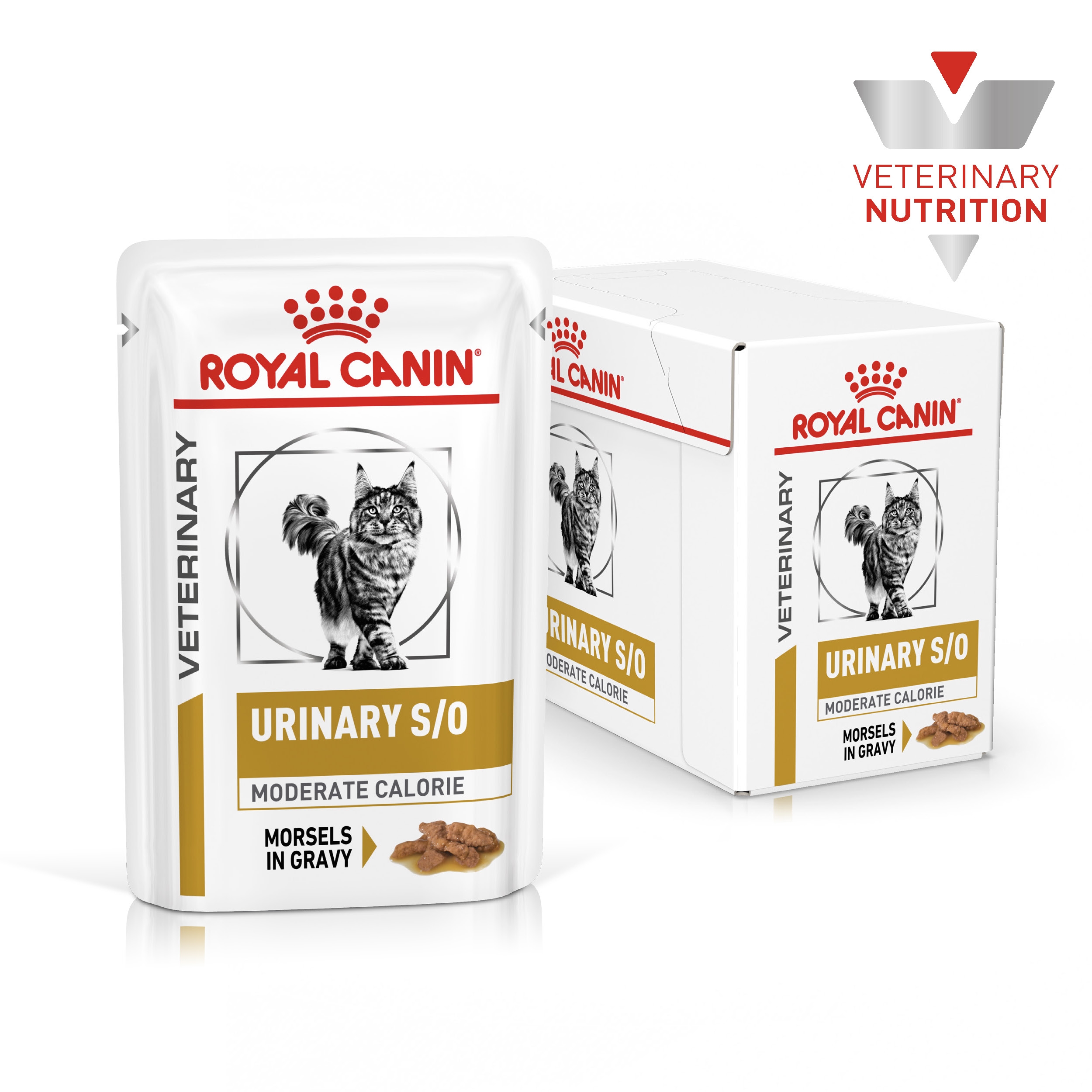 Vet Health Nutrition Feline Urinary S/O Moderate Calorie (Wet Food - Pouches) 12 x 85 g_thumbnail_0
