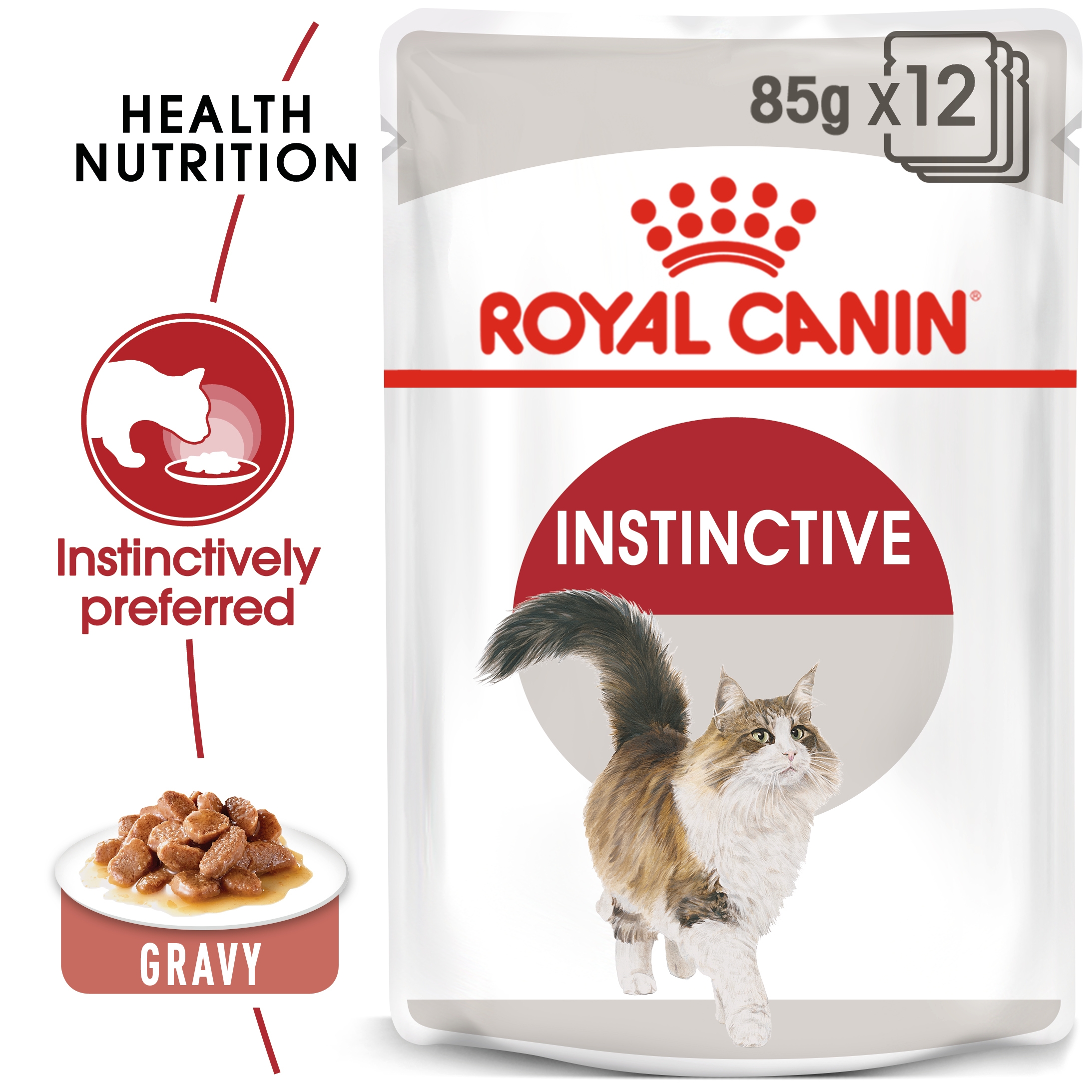 Feline Health Nutrition Instinctive Adult Cats Gravy (Wet Food - Pouches) 12 x 85 g_thumbnail_0