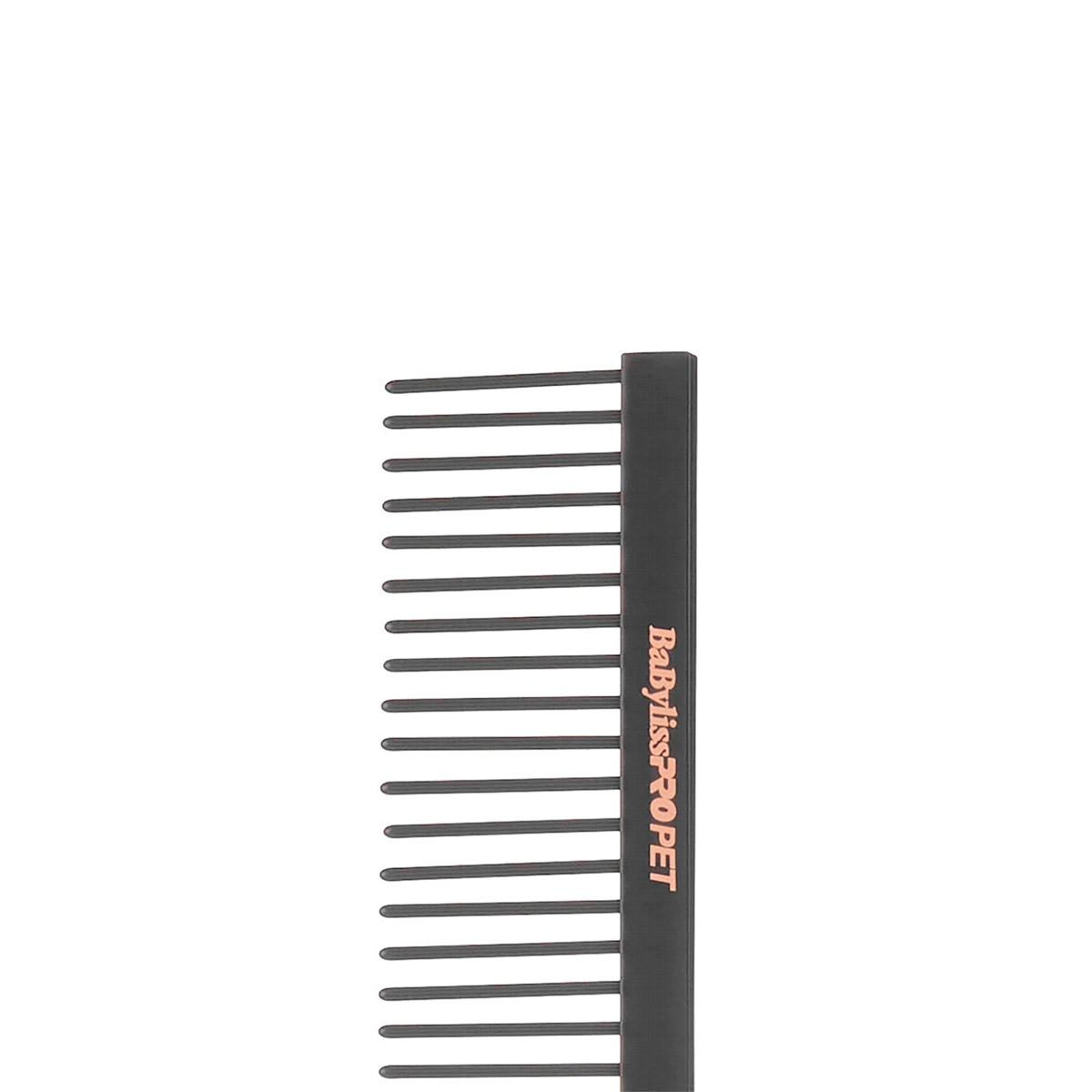 BaByliss PRO PET Rose Gold/Black Dog Comb - Small_thumbnail_1
