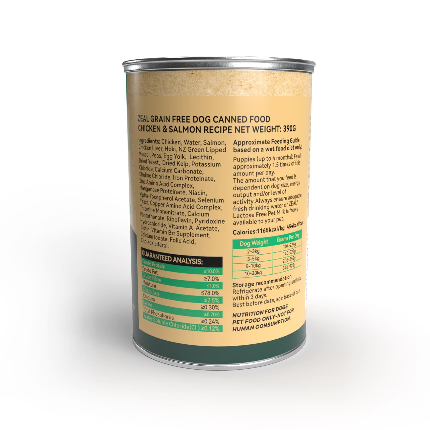 Zeal Grain Free Canned Dog Food 390g_thumbnail_2