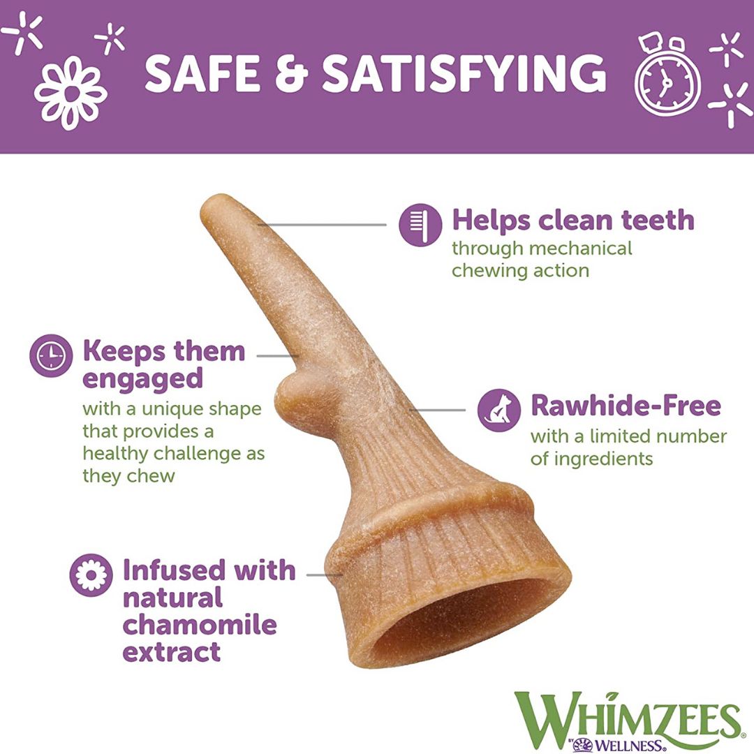 WHIMZEES Occupy Antler Natural Dental Chews for Dogs_thumbnail_4