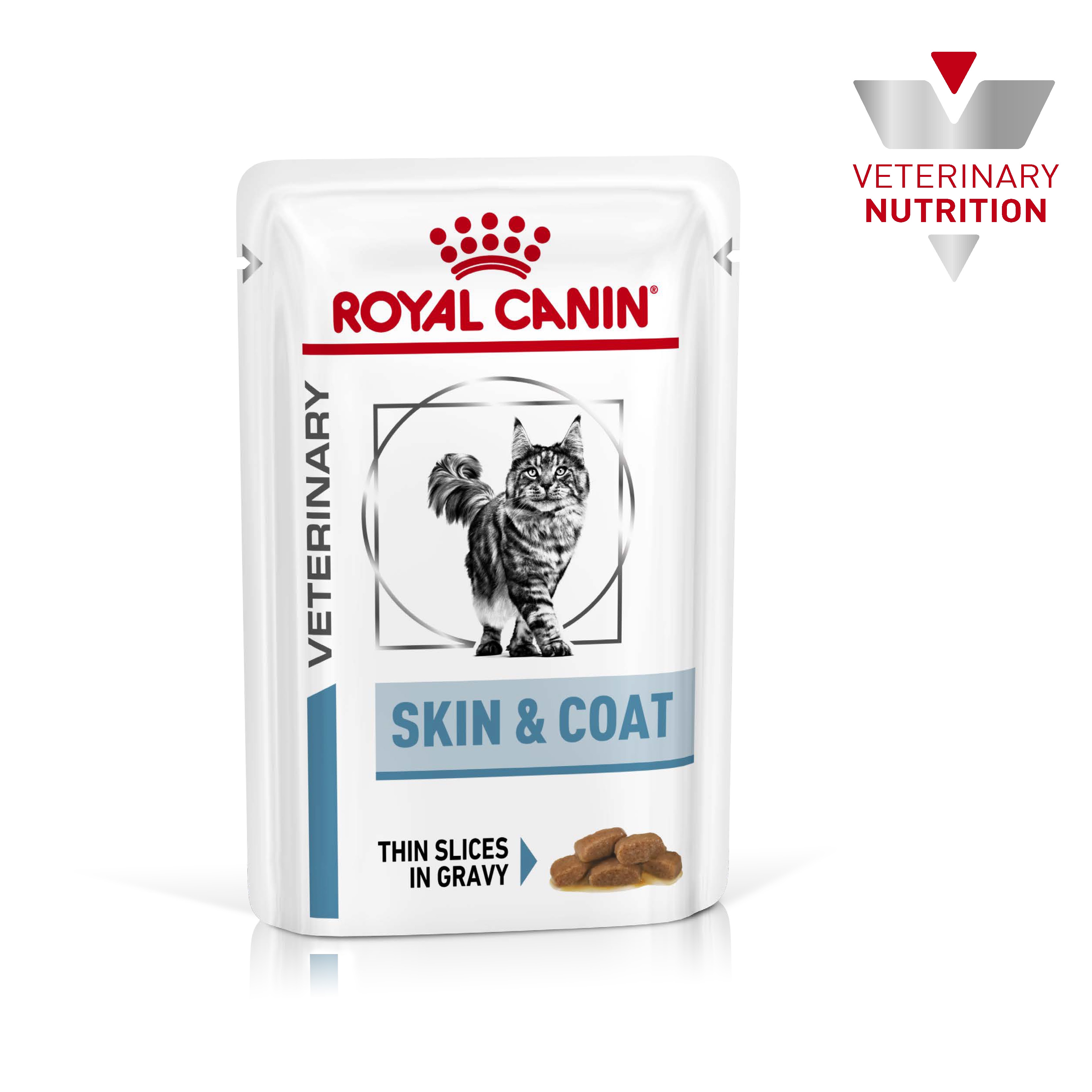 Vet Health Nutrition Feline Skin & Coat (Wet Food - Pouches) 12 x 85 g_thumbnail_0