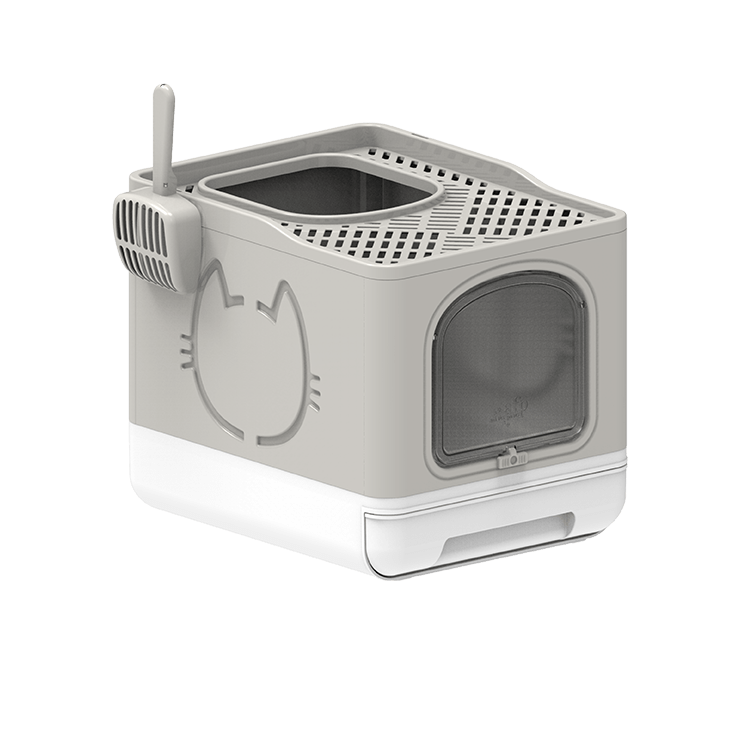 Go Fresh Foldable Cat Litter Box Sand - Imperfect