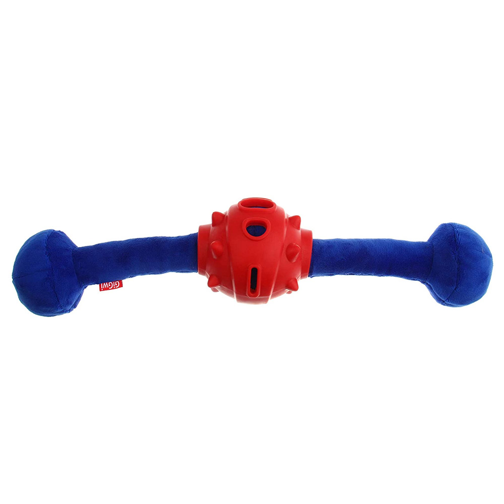GiGwi Gladiator Squeaker Inside Plush/TPR Dog Toy (Medium)_thumbnail_2