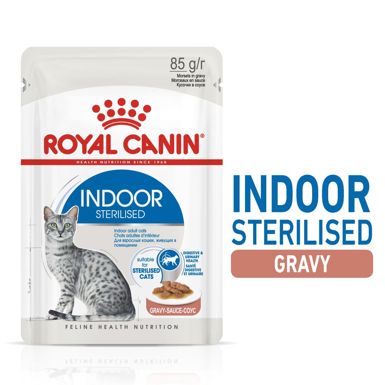 Feline Health Nutrition Indoor (Wet Food - Pouches) 12 x 85 g_thumbnail_0